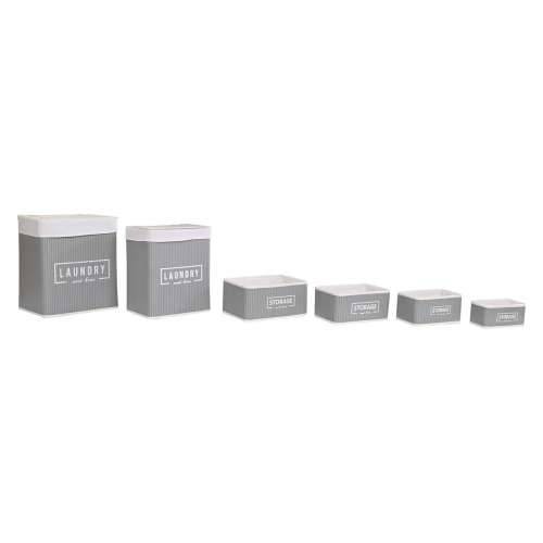 Set Košara DKD Home Decor Tamno sivo Bambus 40 x 30 x 46 cm (5 Dijelovi) (6 Dijelovi) Cijena