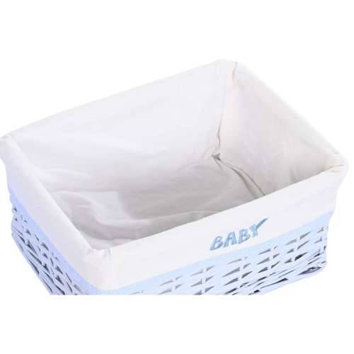 Set Košara DKD Home Decor Plava Nebeški ispleten od pruća Children’s 44 x 34 x 56 cm (5 Dijelovi) Cijena