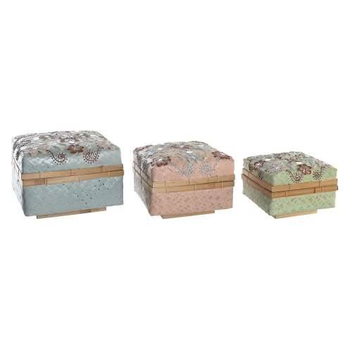 Set košara DKD Home Decor Pisana Bambus Boho 29 x 29 x 22 cm Cijena