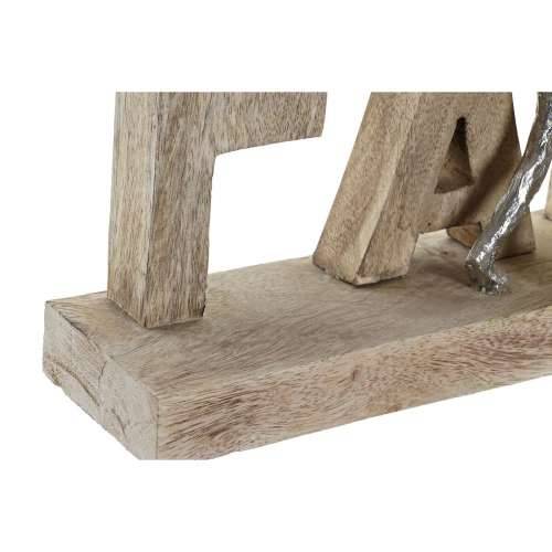 Ukrasna figura DKD Home Decor Smeđa Aluminij Drvo Manga (55 x 7,5 x 21 cm) Cijena