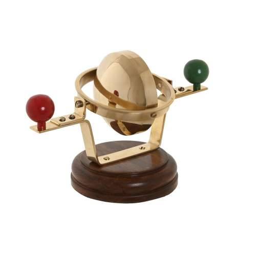 Ukrasna figura DKD Home Decor Kompas 17 x 8 x 9 cm zlatan Vintage Cijena
