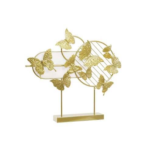 Ukrasna figura DKD Home Decor zlatan Metal Leptiri (63 x 9 x 58,4 cm) Cijena