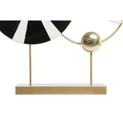 Ukrasna figura DKD Home Decor Crna zlatan Metal moderan (62 x 9 x 61,6 cm) Cijena