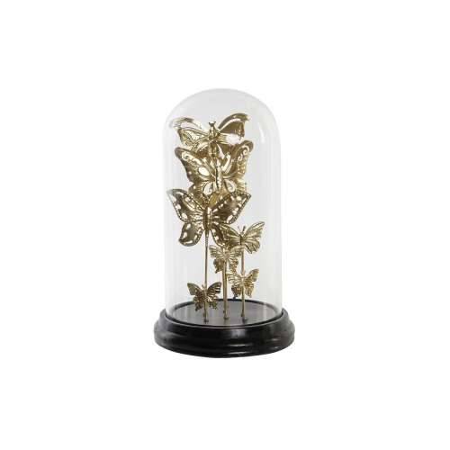 Ukrasna figura DKD Home Decor Kristal Crna zlatan Metal Leptiri (18,5 x 18,5 x 32,5 cm) Cijena