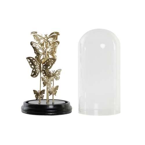 Ukrasna figura DKD Home Decor Kristal Crna zlatan Metal Leptiri (18,5 x 18,5 x 32,5 cm) Cijena