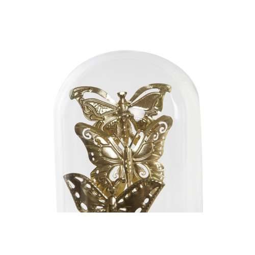 Ukrasna figura DKD Home Decor Kristal Crna zlatan Metal Leptiri (18,5 x 18,5 x 32,5 cm) Cijena