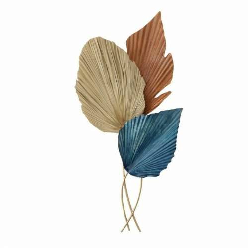 Zidni Ukras DKD Home Decor Metal Pisana moderan Biljni list (49 x 12,7 x 103 cm) Cijena
