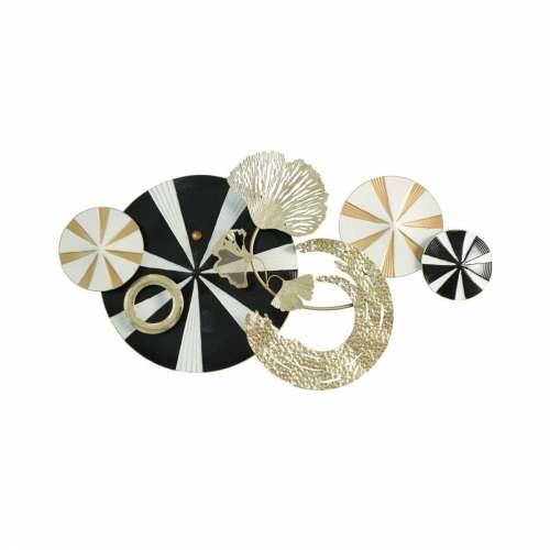 Zidni Ukras DKD Home Decor Crna zlatan Metal moderan (91 x 8,3 x 49,5 cm) Cijena