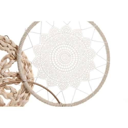Zidni Ukras DKD Home Decor 79 X 7 X 41,5 CM Prirodno Bijela Boho Cijena