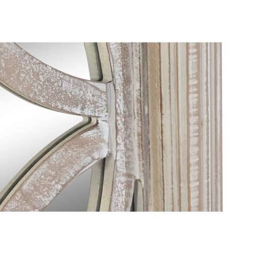 Zidno ogledalo DKD Home Decor Bijela Indijac Prozor Decapé 60 x 2,5 x 180 cm Cijena
