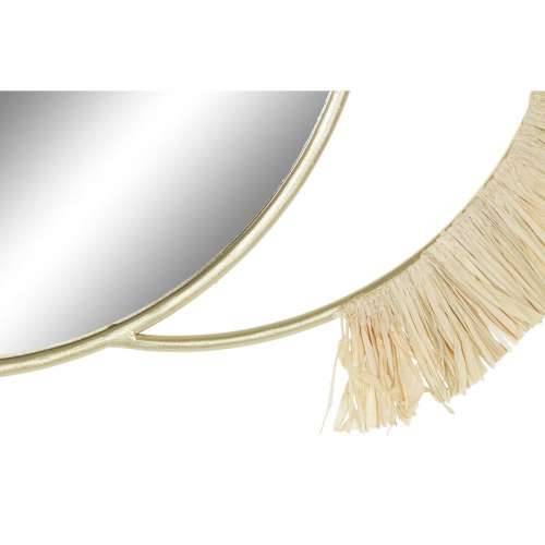 Zidno ogledalo DKD Home Decor zlatan Prirodno šiške Boho 89 x 2 x 40 cm Cijena