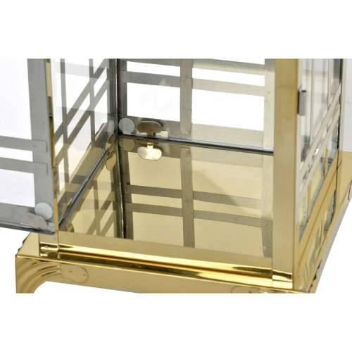 Lanterne DKD Home Decor Kristal zlatan Metal (22 x 22 x 57 cm) (22 x 22 x 49 cm) Cijena