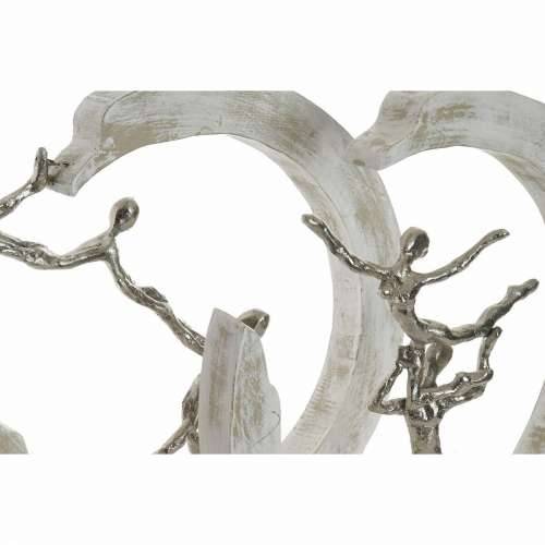Ukrasna figura DKD Home Decor 32,5 x 10 x 47 cm Srebrna Bijela Plesačica Klasičnog Plesa moderan Decapé (2 kom.) Cijena