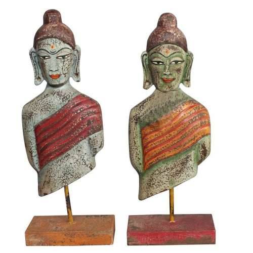 Ukrasna figura DKD Home Decor 18 x 9 x 47 cm Buda Orijentalno (2 kom.) Cijena
