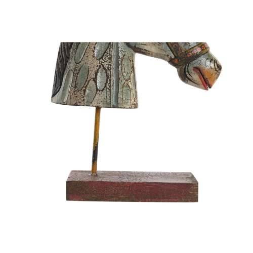 Ukrasna figura DKD Home Decor Konj Željezo Drvo Manga (24 x 12 x 35 cm) Cijena