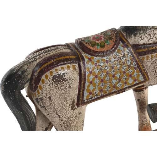 Ukrasna figura DKD Home Decor Konj Željezo Drvo Manga (35 x 10 x 42 cm) Cijena