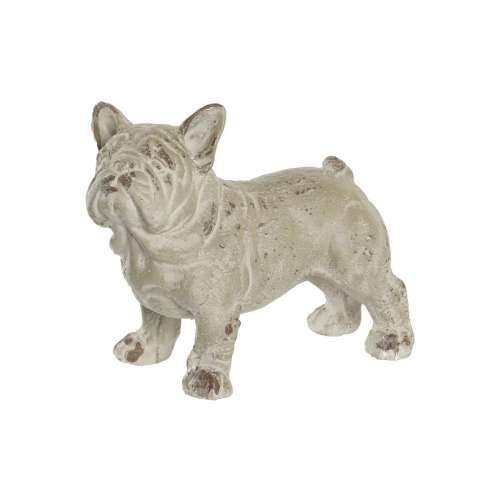 Ukrasna figura DKD Home Decor Premaz u shabby stilu Siva Smola Pas (19 x 39 x 28,5 cm) Cijena