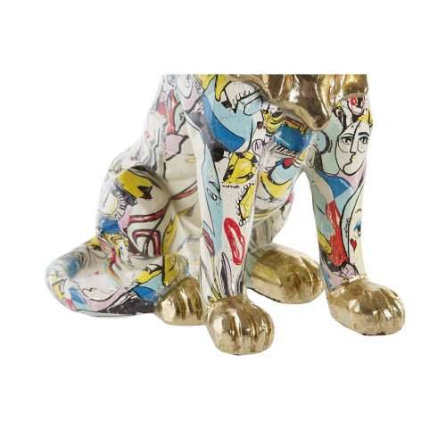 Ukrasna figura DKD Home Decor zlatan Lav Smola Pisana moderan (21 x 14,5 x 27 cm) (15 x 21 x 27 cm) Cijena