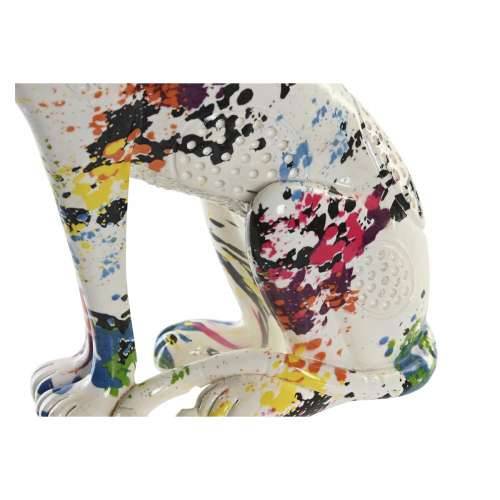 Ukrasna figura DKD Home Decor Bijela Pisana Leopard moderan 16 x 8 x 25 cm Cijena