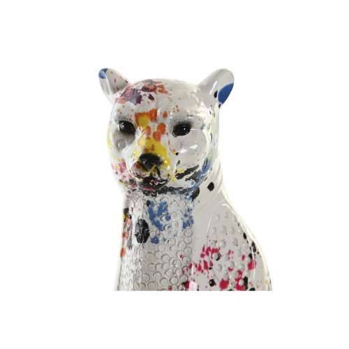 Ukrasna figura DKD Home Decor Bijela Pisana Leopard moderan 16 x 8 x 25 cm Cijena