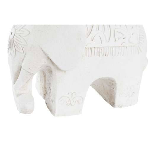 Ukrasna figura DKD Home Decor Premaz u shabby stilu Slon Bijela Orijentalno magnezij (40 x 23 x 56 cm) Cijena
