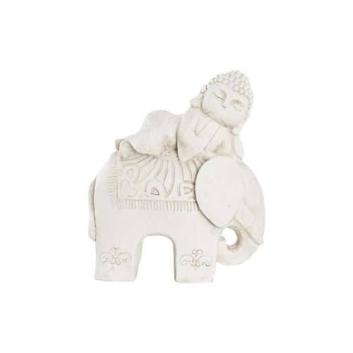 Ukrasna figura DKD Home Decor Premaz u shabby stilu Slon Bijela Orijentalno magnezij (42 x 24 x 46 cm) Cijena