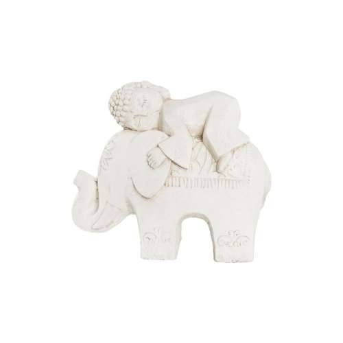 Ukrasna figura DKD Home Decor Bijela Slon Orijentalno 44 x 22 x 40 cm Cijena