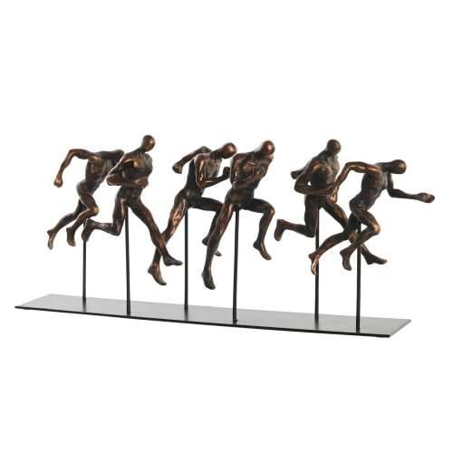 Ukrasna figura DKD Home Decor Metal Bakar Smola moderan (43 x 11,5 x 19 cm) Cijena