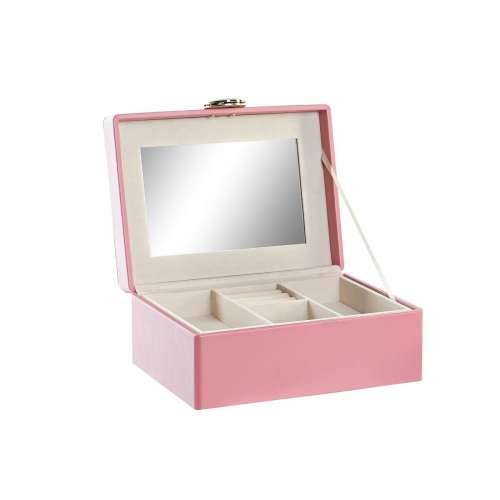 Kutija za nakit DKD Home Decor Roza Drvo MDF 17 x 13 x 8,5 cm Cijena