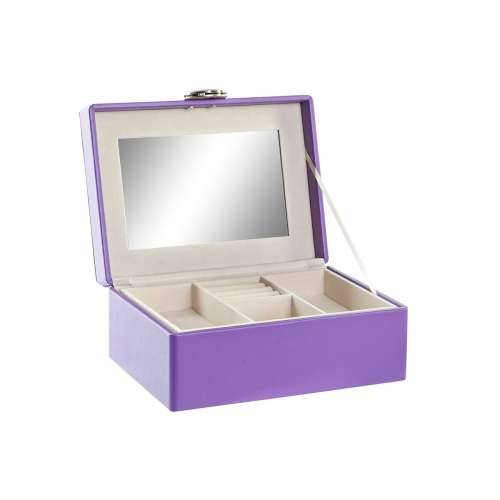 Kutija za nakit DKD Home Decor Lila Drvo MDF 17 x 13 x 8,5 cm Cijena
