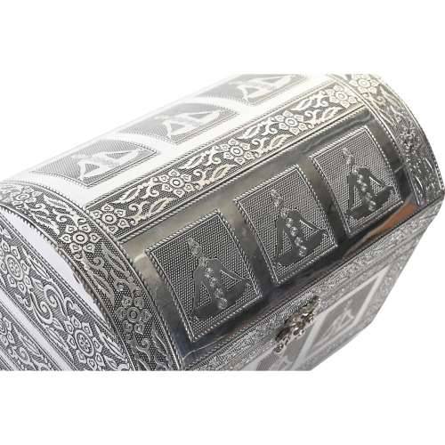 Kutija za nakit DKD Home Decor Zelena Srebrna Drvo Aluminij 25 x 15 x 18 cm Cijena