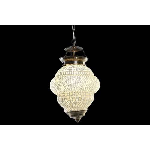 Stropna svjetiljka DKD Home Decor Bijela Metal Kristal 25 W 23 x 23 x 33 cm Cijena