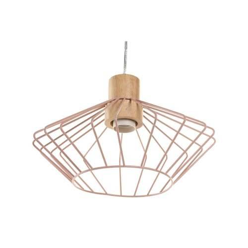 Stropna svjetiljka DKD Home Decor 34 x 34 x 21 cm Srebrna Crna Siva Roza Metal Bijela 50 W 60 W Borovina Cijena