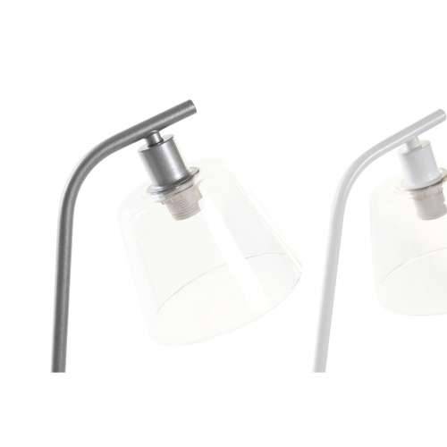 Stolna svjetiljka DKD Home Decor 22 x 15 x 46 cm Kristal Srebrna Crna Siva Roza Metal Bijela 220 V 40 W 25 W 4 Dijelovi Cijena