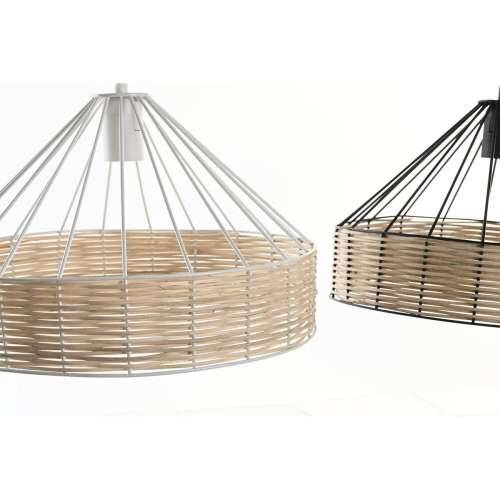 Stropna svjetiljka DKD Home Decor 35 x 35 x 22 cm Crna Metal Ratan 50 W (2 kom.) Cijena