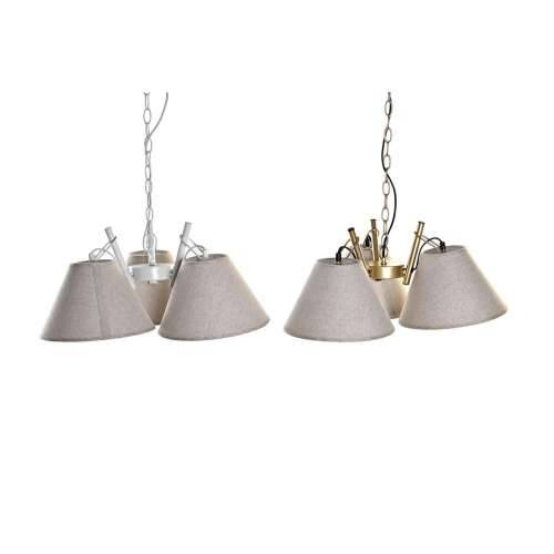 Stropna svjetiljka DKD Home Decor 50 x 46 x 30 cm zlatan Metal Bijela 50 W (2 kom.) Cijena