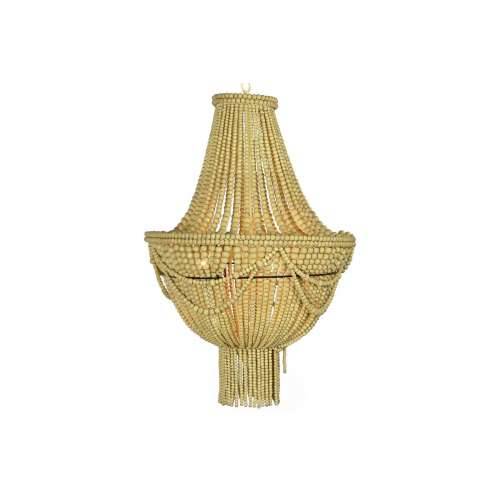 Stropna svjetiljka DKD Home Decor Rumena Smeđa Metal Drvo MDF 40 W 50 x 50 x 73 cm Cijena