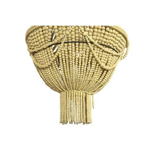 Stropna svjetiljka DKD Home Decor Rumena Smeđa Metal Drvo MDF 40 W 50 x 50 x 73 cm Cijena