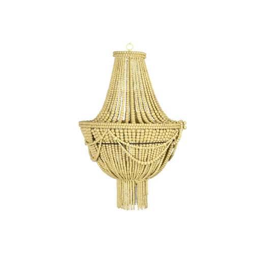 Stropna svjetiljka DKD Home Decor Rumena Smeđa Metal Drvo MDF 40 W 50 x 50 x 73 cm Cijena