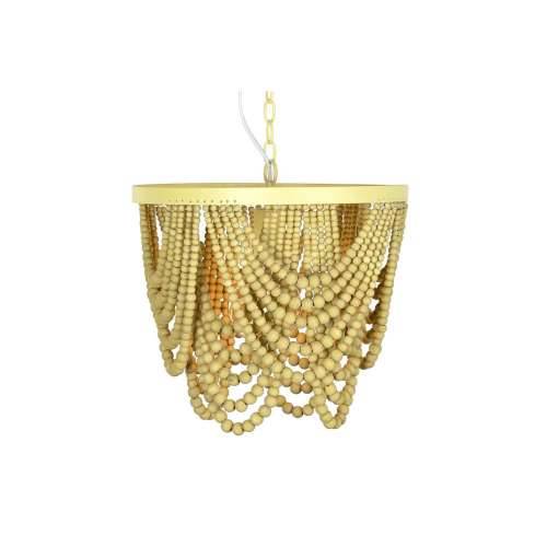 Stropna svjetiljka DKD Home Decor Metal Smeđa Rumena 50 W Drvo MDF (35 x 35 x 95 cm) Cijena