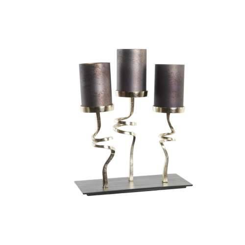 Svijećnjak DKD Home Decor Kristal Aluminij (37 x 16 x 47 cm) Cijena