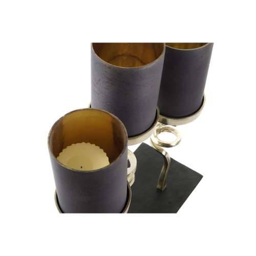 Svijećnjak DKD Home Decor Kristal Aluminij (37 x 16 x 47 cm) Cijena