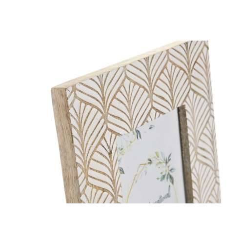 Okvir za sliku DKD Home Decor 22,5 x 2 x 28 cm Kristal Smeđa Bijela Drvo Manga gradski Cijena