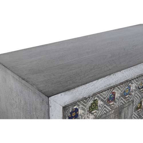 Ormarić DKD Home Decor Siva Bijela Drvo Manga (90 x 38 x 150 cm) Cijena