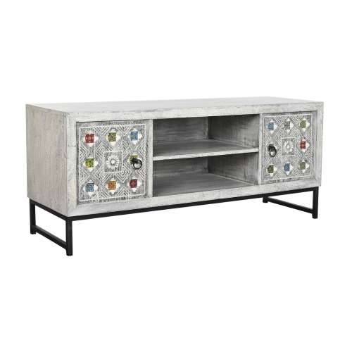 Namještaj za TV kabinet DKD Home Decor Bijela Bež Siva Pisana Keramika Drvo Manga 130 x 40 x 56 cm Cijena
