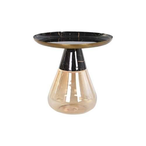 Pomoćni stolić DKD Home Decor Dvobojan Kristal Željezo 60 x 60 x 57 cm Cijena