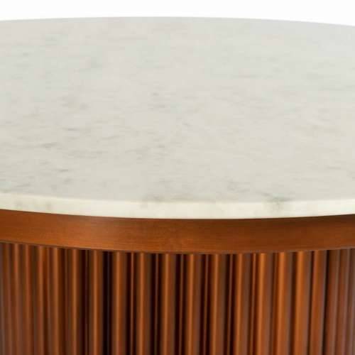 Blagavaonski stol DKD Home Decor Metal Mramor (110 x 110 x 76 cm) Cijena