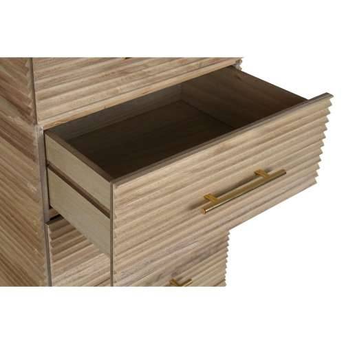 Komoda DKD Home Decor zlatan Svijetlo smeđi Drvo Paulovnija Drvo MDF Scandi 45 x 40 x 100 cm 42 x 40 x 100 cm Cijena