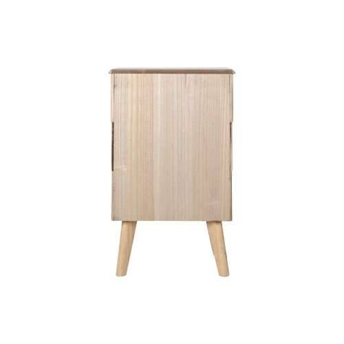 Noćni ormarić DKD Home Decor zlatan Svijetlo smeđi Paulovnija Drvo MDF 43 x 40 x 70 cm Cijena