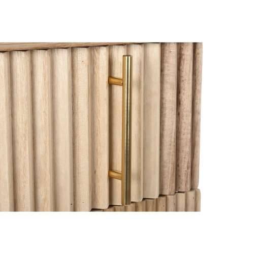 Noćni ormarić DKD Home Decor zlatan Svijetlo smeđi Paulovnija Drvo MDF 43 x 40 x 70 cm Cijena